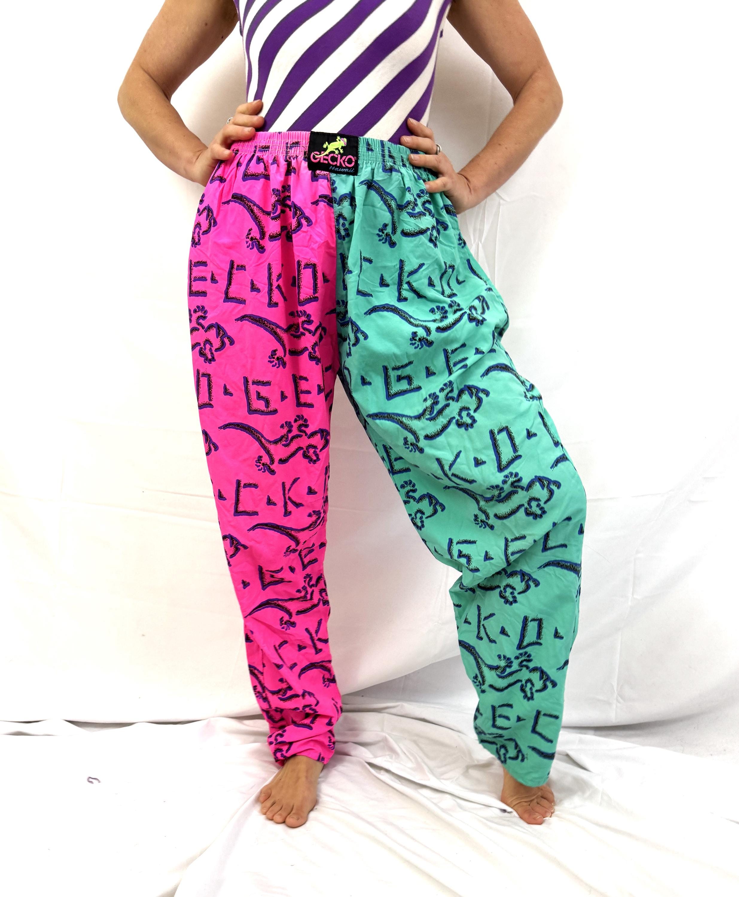 Vintage 90s 1990s Gecko Hawaii Hammer Time Harem Baggy Pants Vintage 90s 1990s Gecko Hawaii Hammer Time Harem Baggy Pants