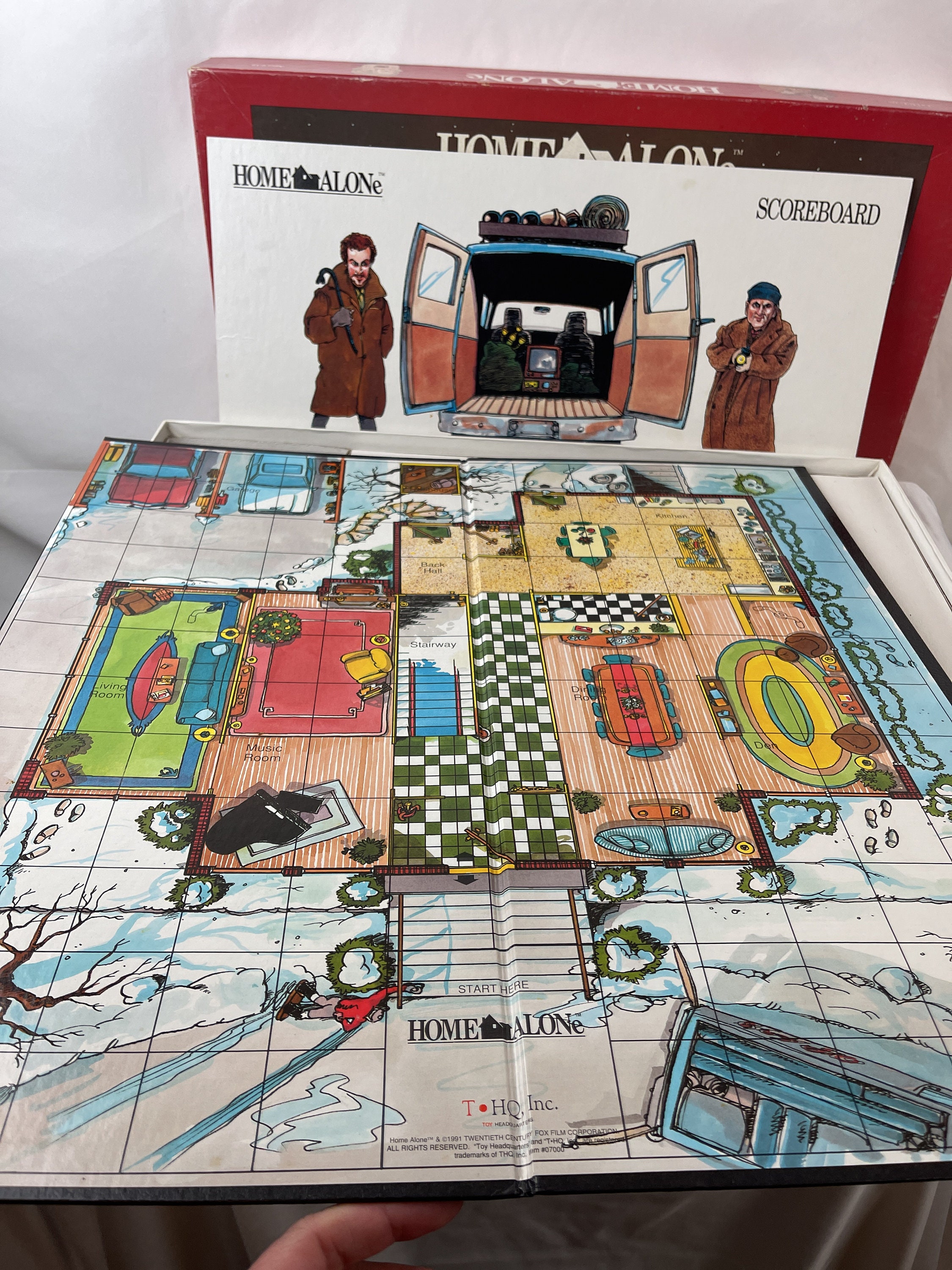 Vintage 1991 90s Home Alone Movie Board Game - Etsy