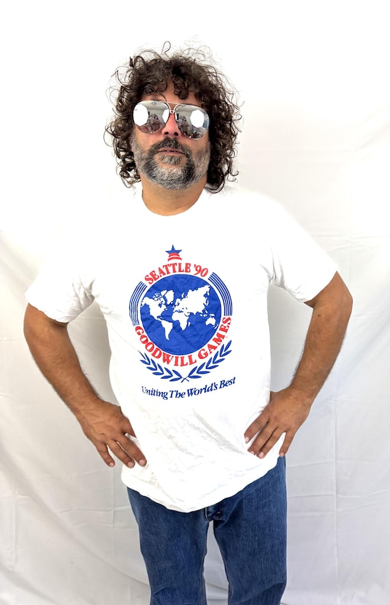 Vintage 1990 Seattle Goodwill Games Tee Shirt Tshirt