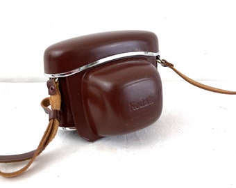 Vintage KODAK RETINETTE Leather Hardshell Camera Case