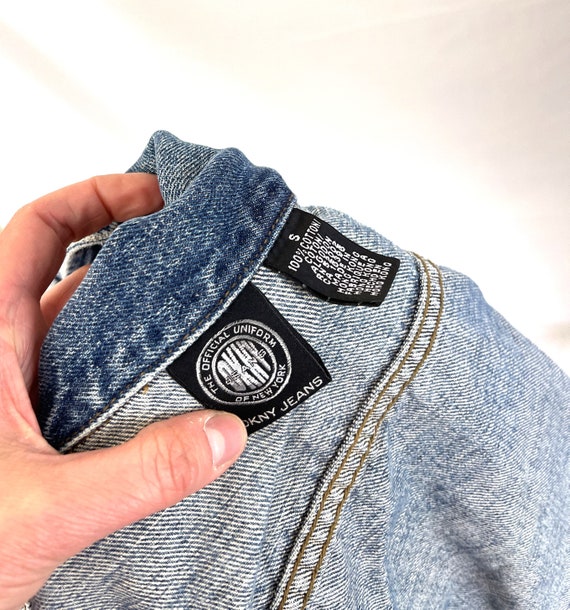 Vintage 90s DKNY Jean Denim Jacket - Etsy Denmark