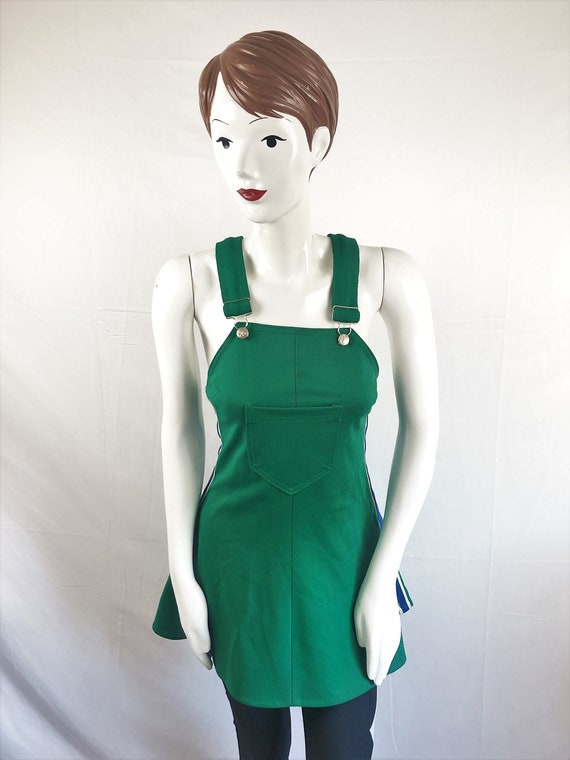 Vintage 1980s 80s Green Cheerleading Varsity Lette