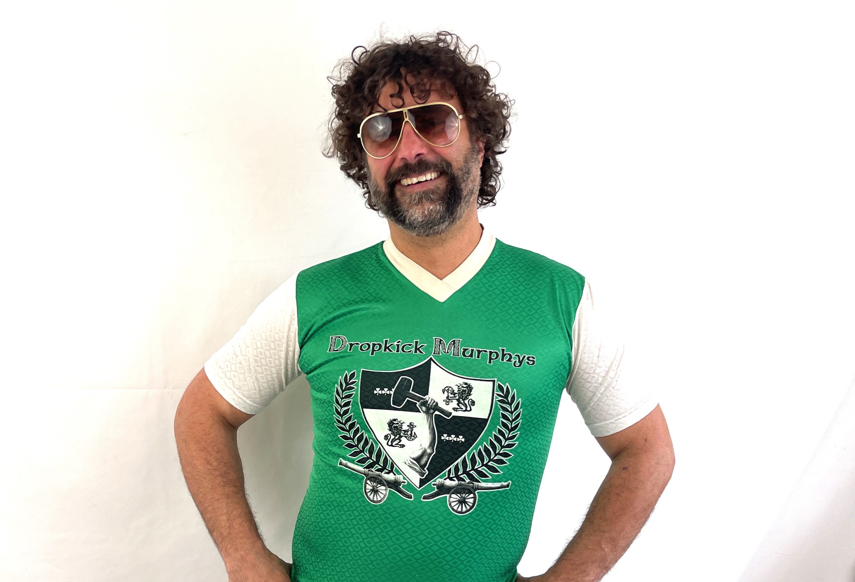 Vintage Dropkick Murphys Soccer Jersey - Boston Green Tee (medium
