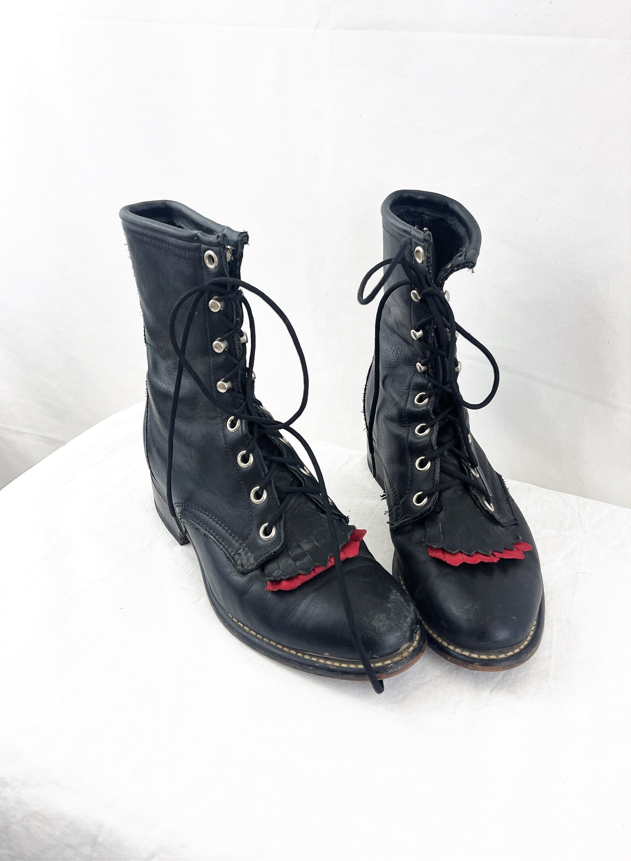 Laredo women's lace shop up boots