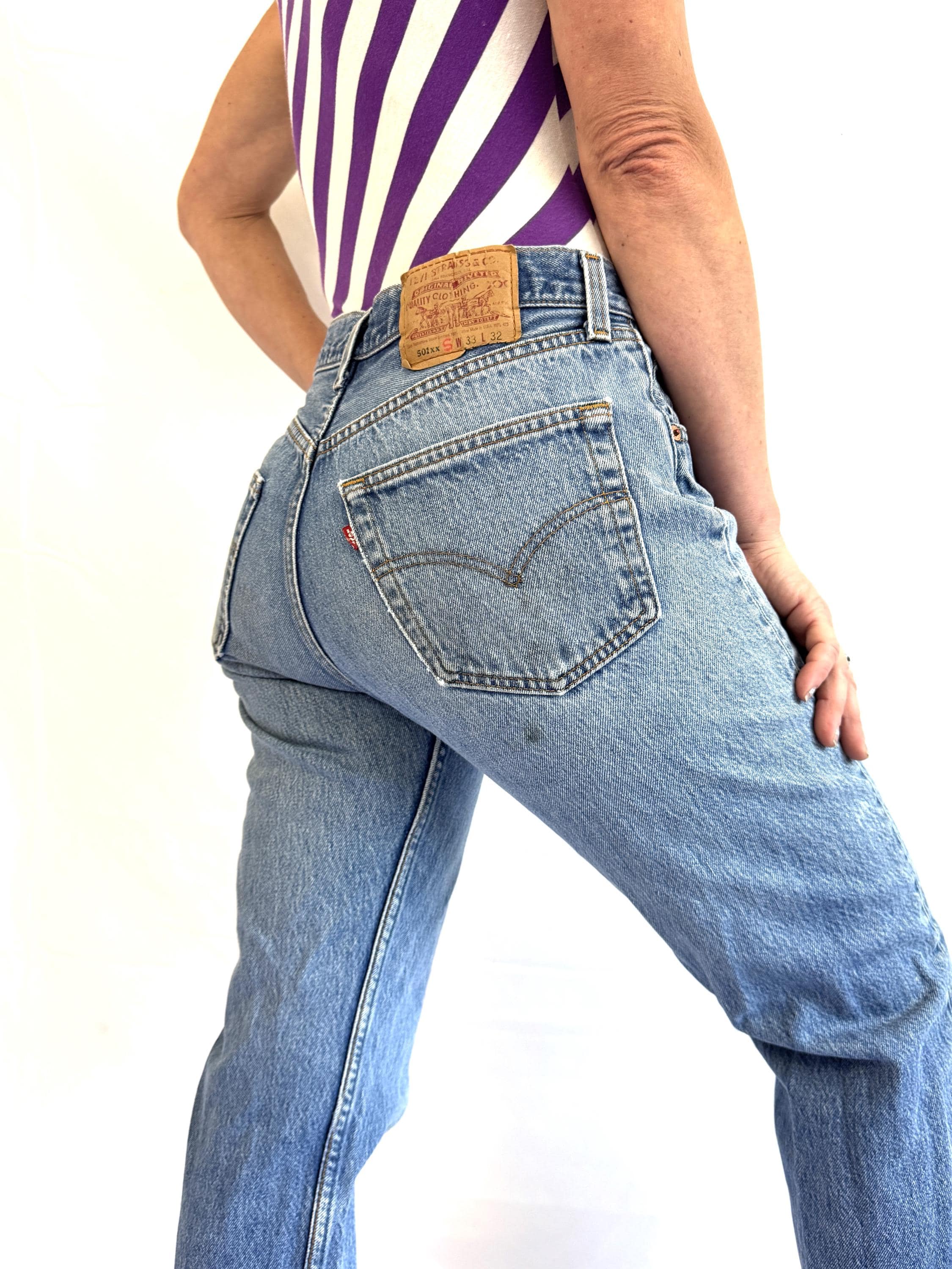 90s USA製 LEVIS 501xx リーバイス 501 32x32 Vintage 90s Levis 501xx USA made Denim Jeans 32x34 | eBay