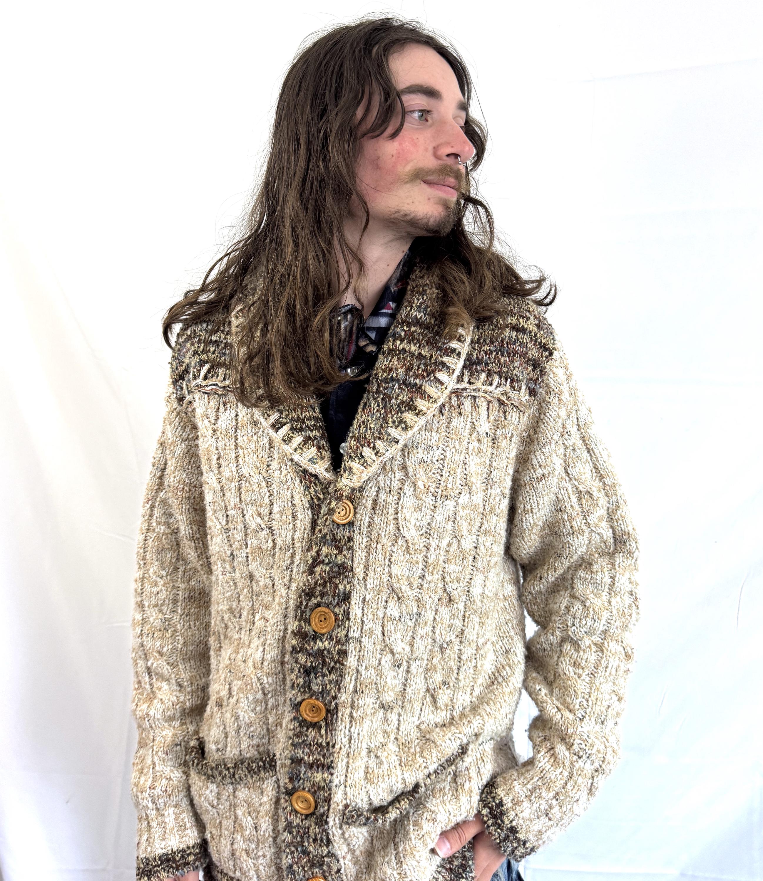 ヴィンテージ 1970年代 ケニントン チャンキーセーターカーディガン