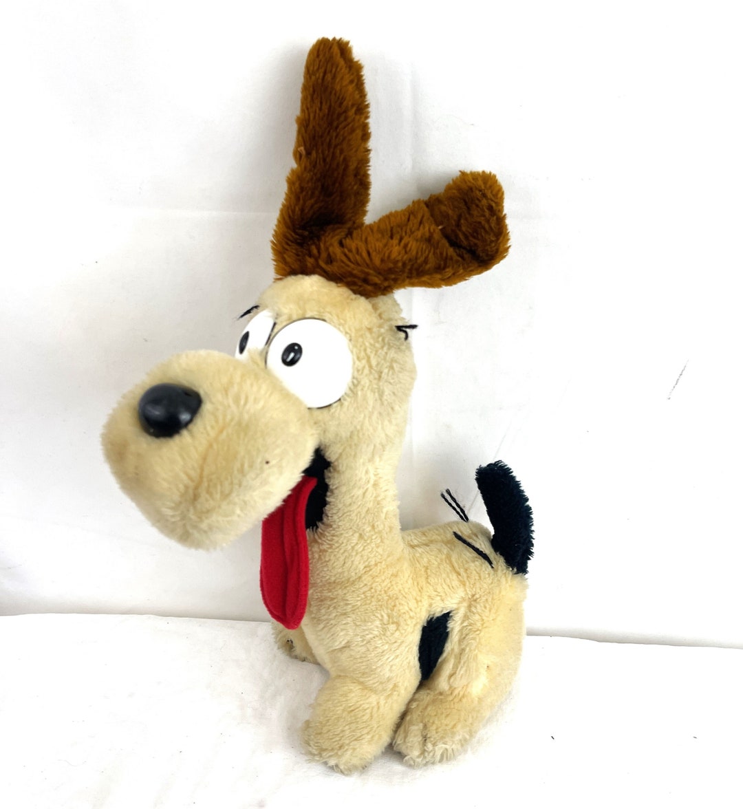 Vintage Large Odie Plush Stuffed Animal Garfield Dog Etsy