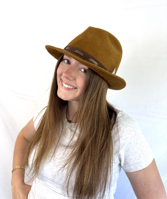 ヴィンテージ ステットソン フェルトファー ブラウン ビーバー 3X