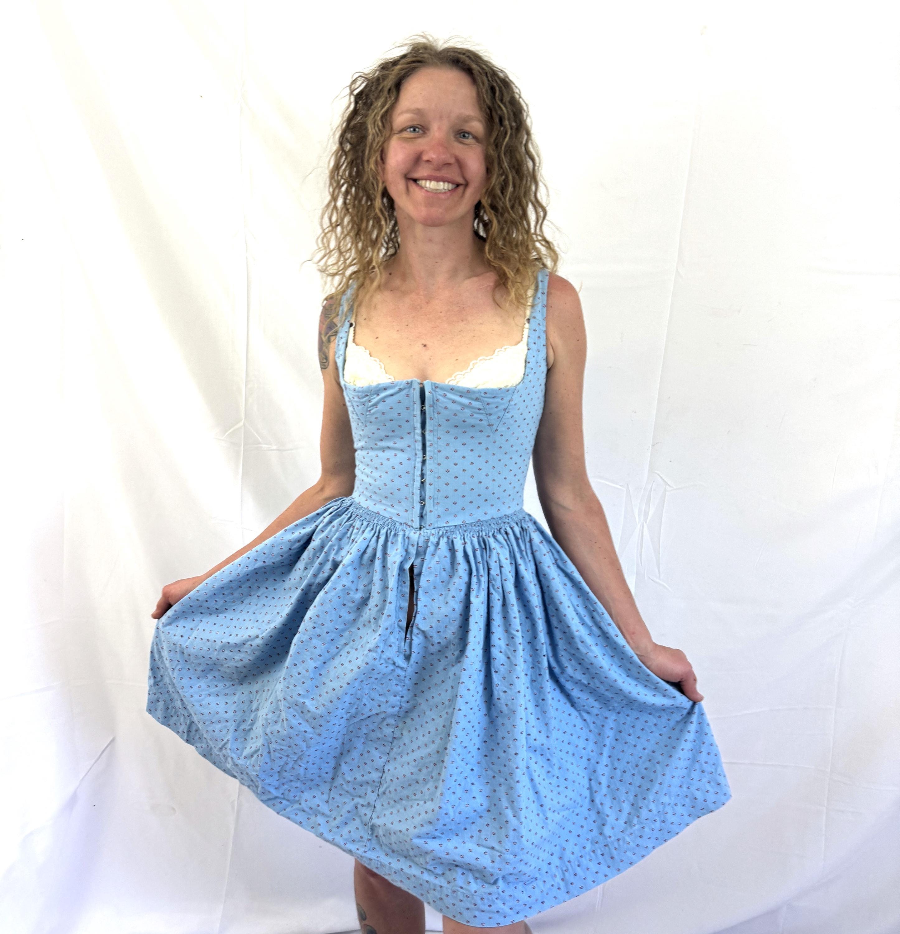 Sound of Music Blue Dress - Etsy
