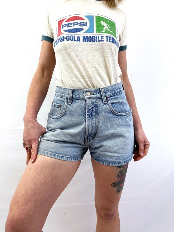 Vintage 90s 1990s Denim Shorts - Size 8 - Lucky Br