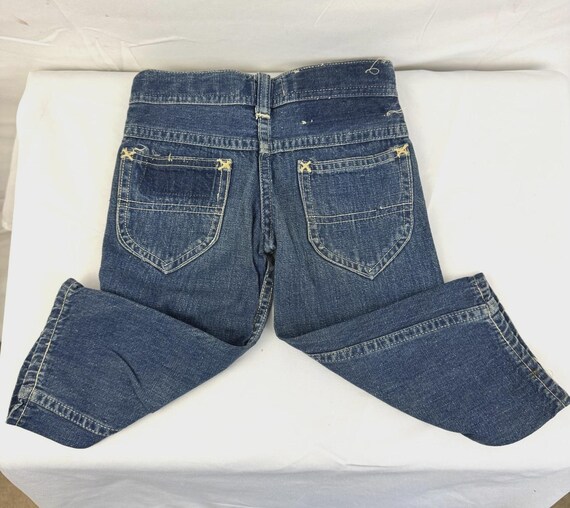 Vtg 40s Lee Riders Jeans Crotch Rivet Button Fly … - image 4