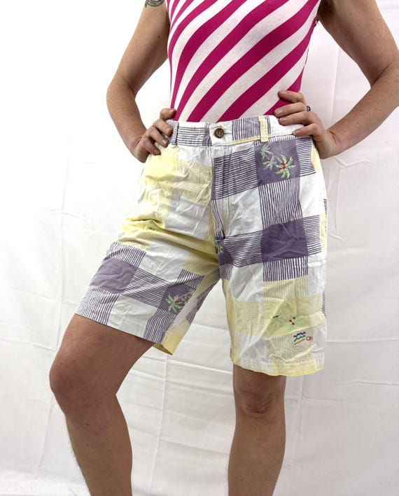 Vintage 80s 1980s OP Ocean Pacific Surf Board Shorts - Main Image