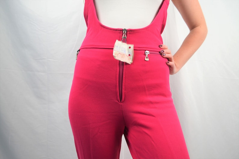 Vintage 80s Pink Ski Winter Snow Bibs Overalls Ski Suit By | Etsy