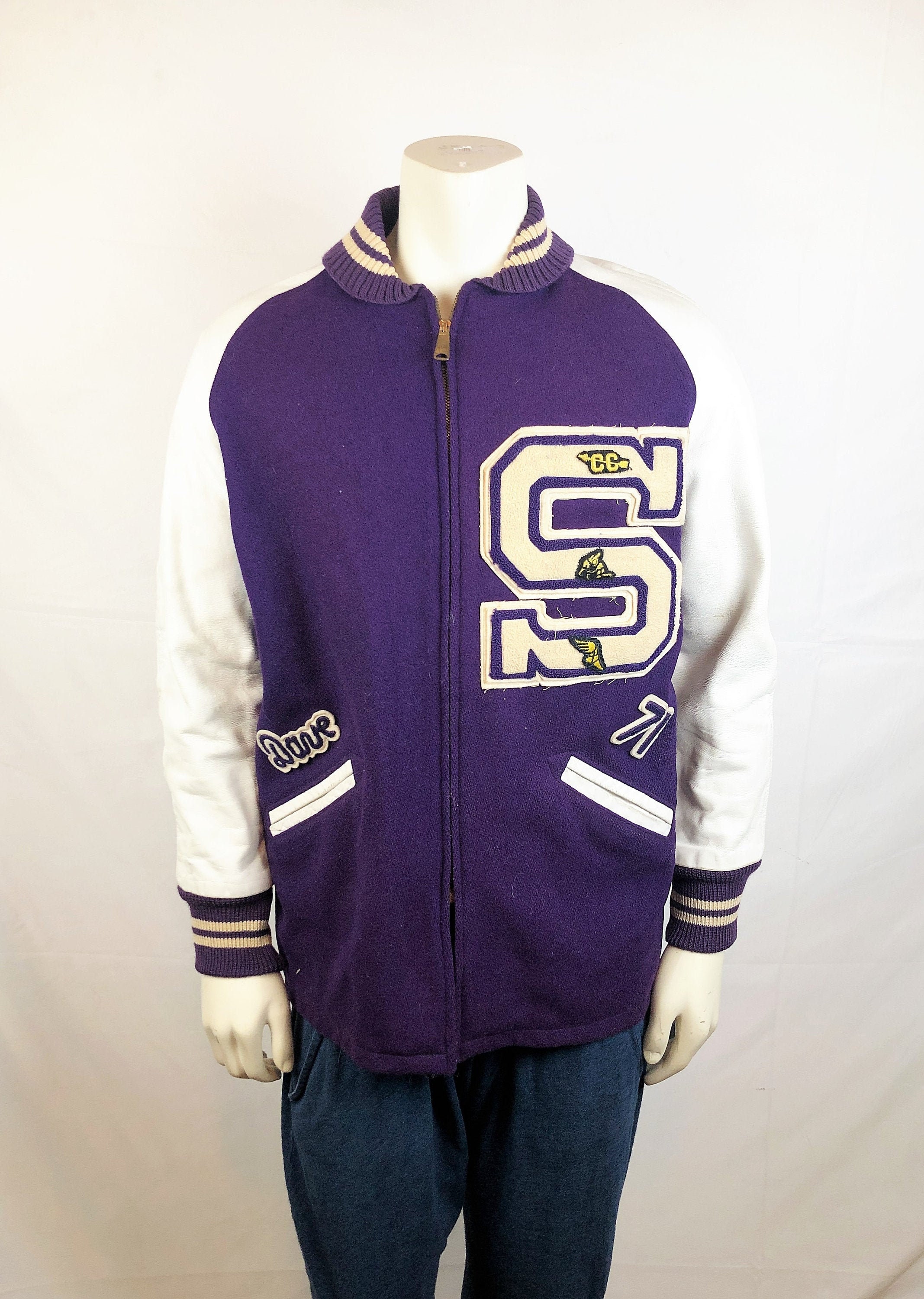 Vintage 1960s 60s Varsity Letterman 