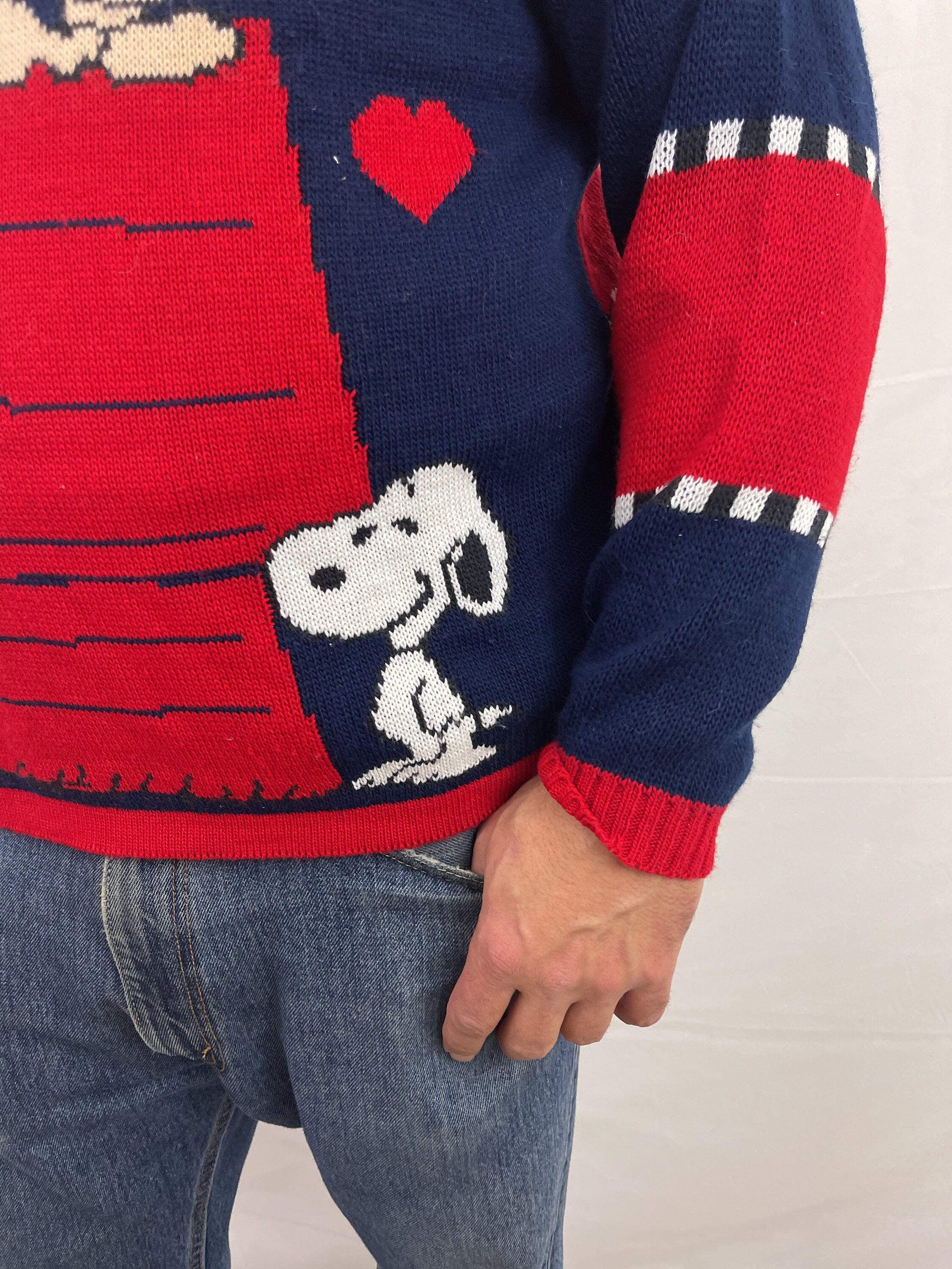新作からSALEアイテム等お得な商品満載 80s Vintage 90s Friends & Snoopy - Sweater Peanuts Snoopy トップス