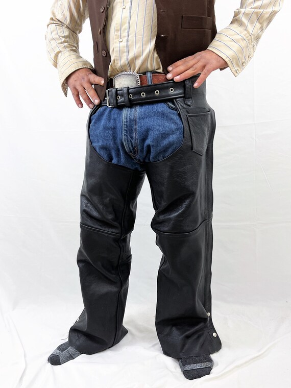 Unik leather shop chaps