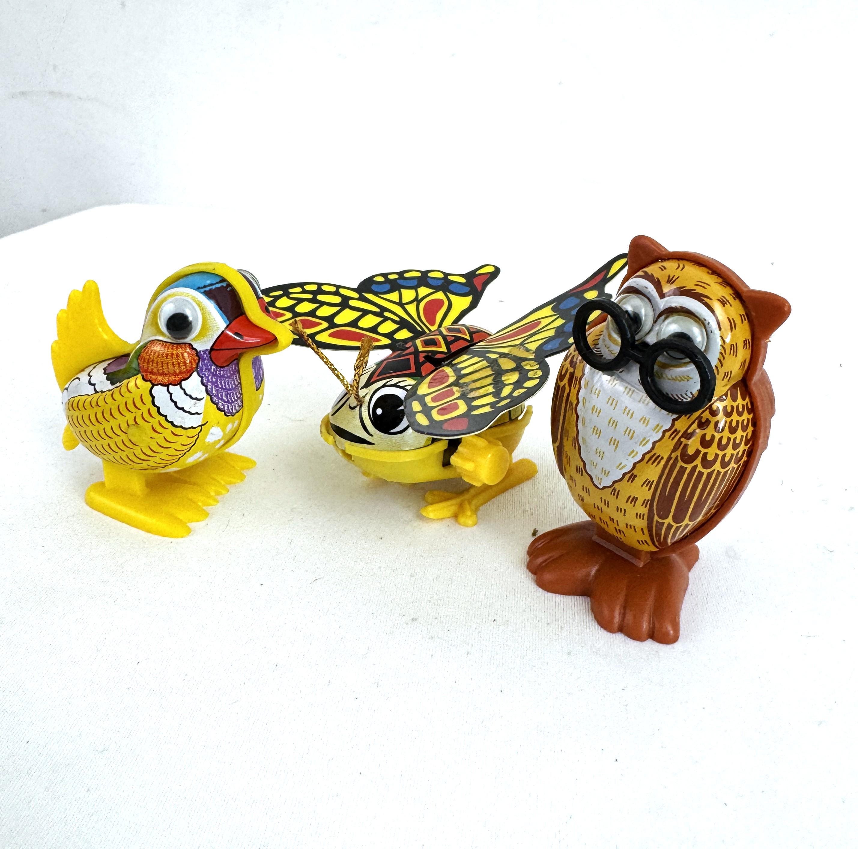 Tin wind up birds - Etsy 日本