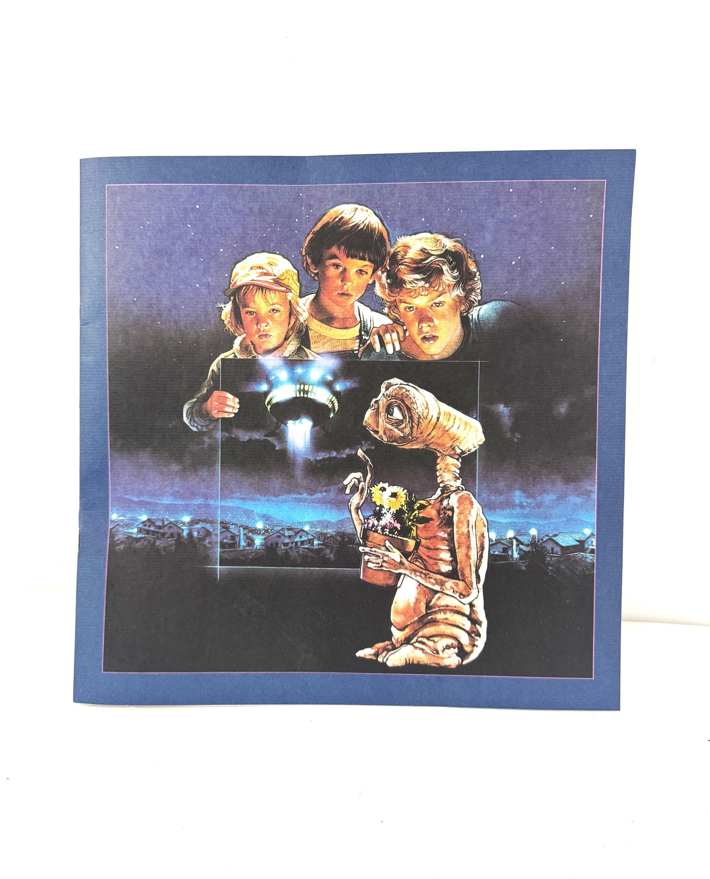 Vintage 1980s 80s E.T. Movie Booklet From the Soundtrack - Michael
