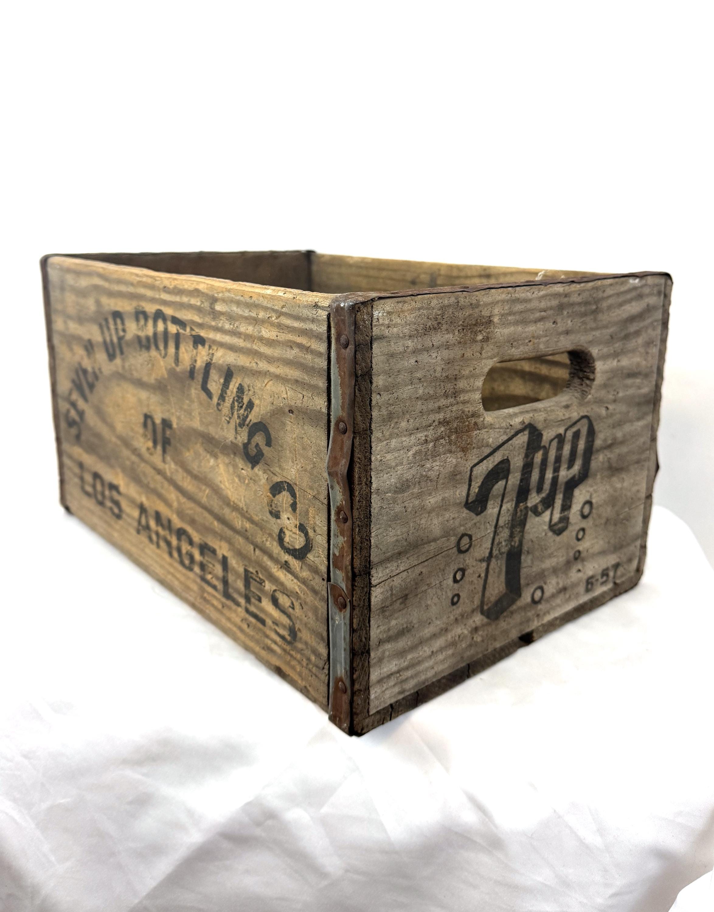 家具・インテリア 7up box VINTAGE LIKE 7UP WOOD BOX / ウッドボックス / M , L /