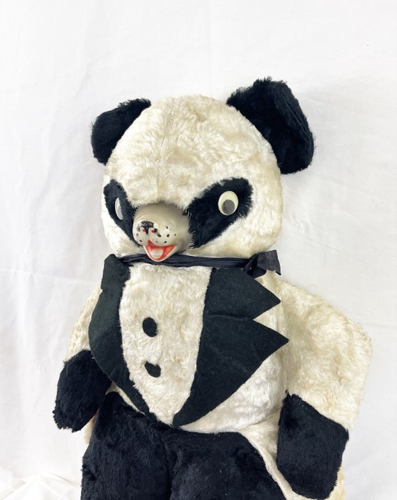 vintage stuffed panda bear
