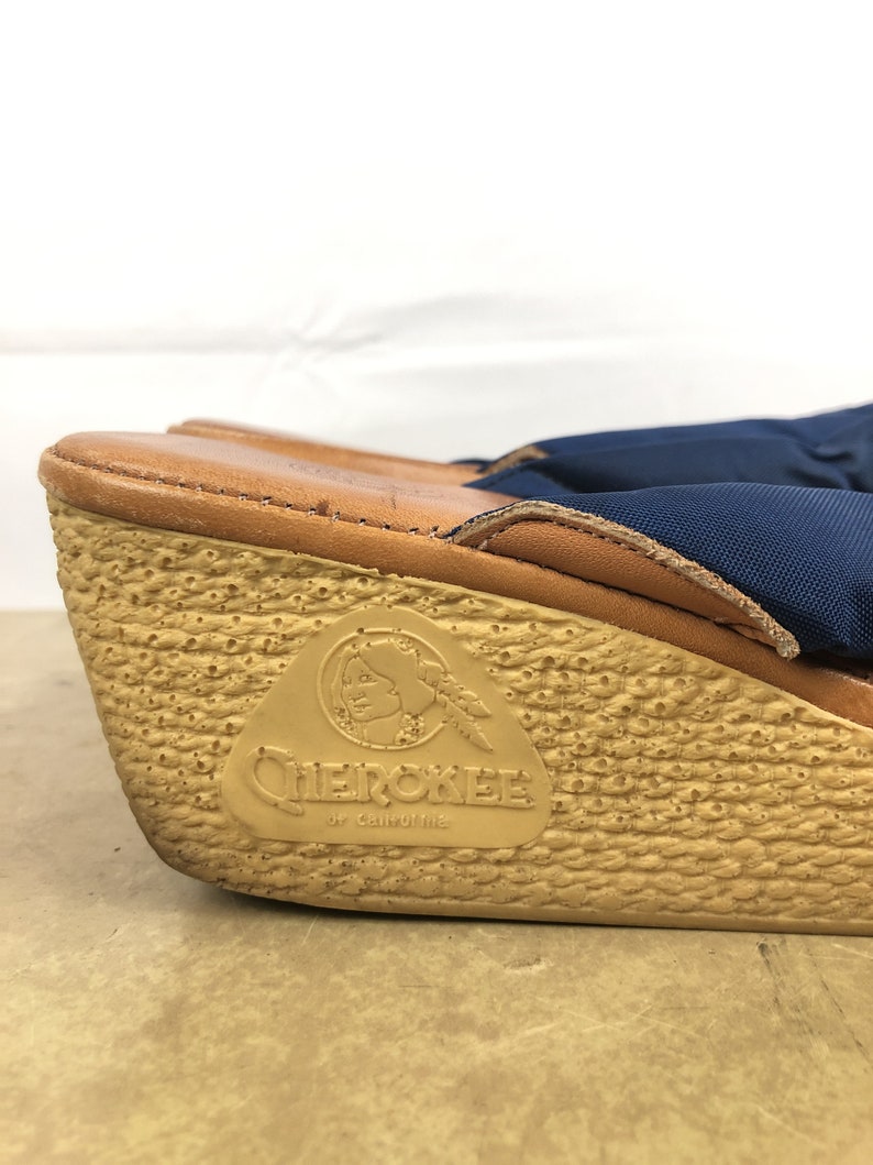 Vintage Cherokee of California 1970s 70s WOW Wedge Sandals Vintage Cherokee of California 1970s 70s WOW Wedge Sandals