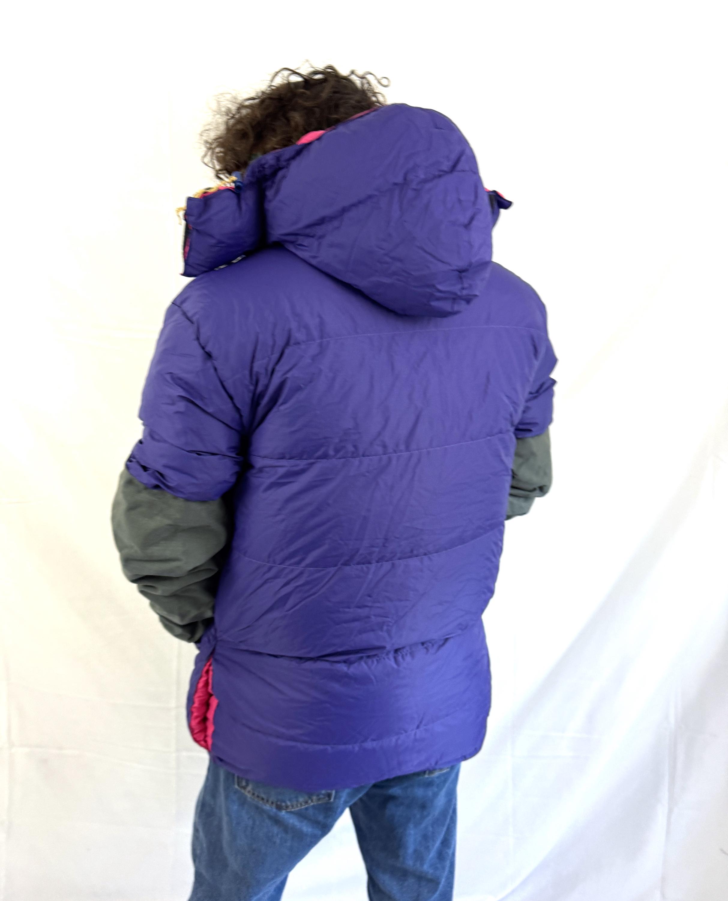 Vintage Crescent Down Works Jacket Goose Down Full Zip Puffy Ski