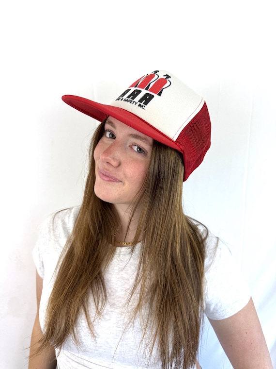 Vintage 1980s 80s Snapback Hat - AAA Fire & Safety