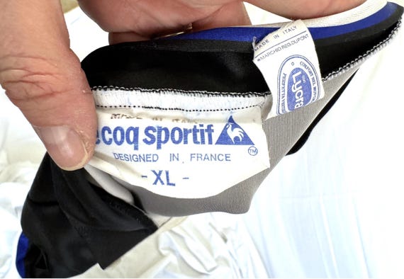 Maillot Vélo Homme Le Coq Sportif - Bleu, Manches Courtes, Taille XL - Neuf