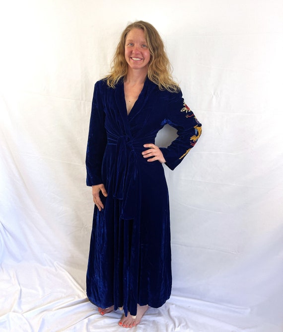 Blue Bird Robe