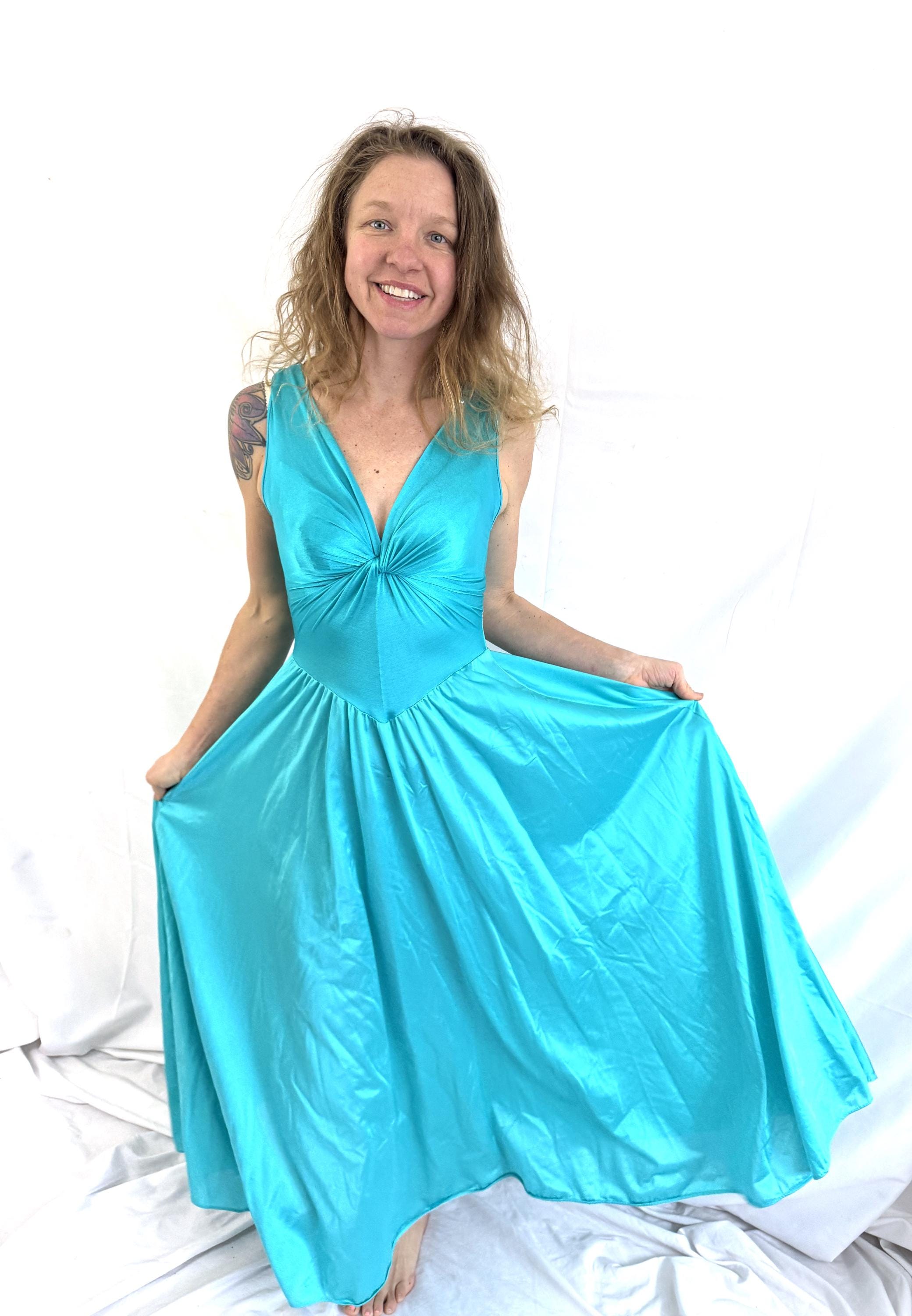 lady olga dressing gown Nightgown Bright Tie-Dye Warming PIW