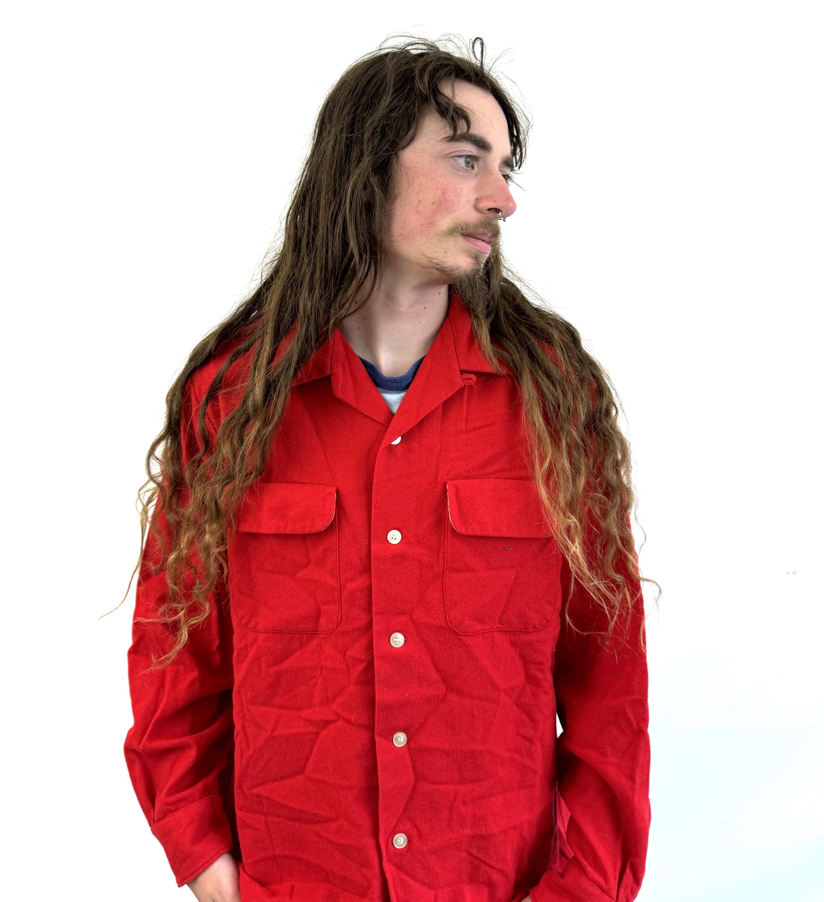 Vintage 1950s Levi's Wool Button-down Shirt - Styled by Levi's - Etsy