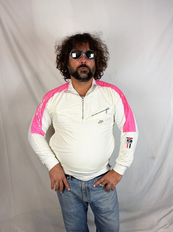 sustracción Controversia Lavar ventanas Vintage 90s NIKE International Jacket Pink White Windbreaker - Etsy España