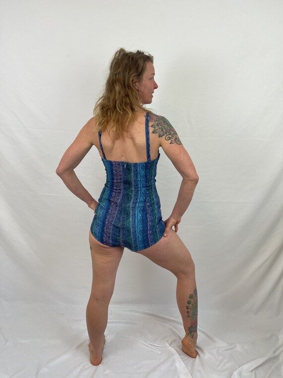 Amazing Vintage 1950s 50s Bombshell Tiki Romper C… - image 4