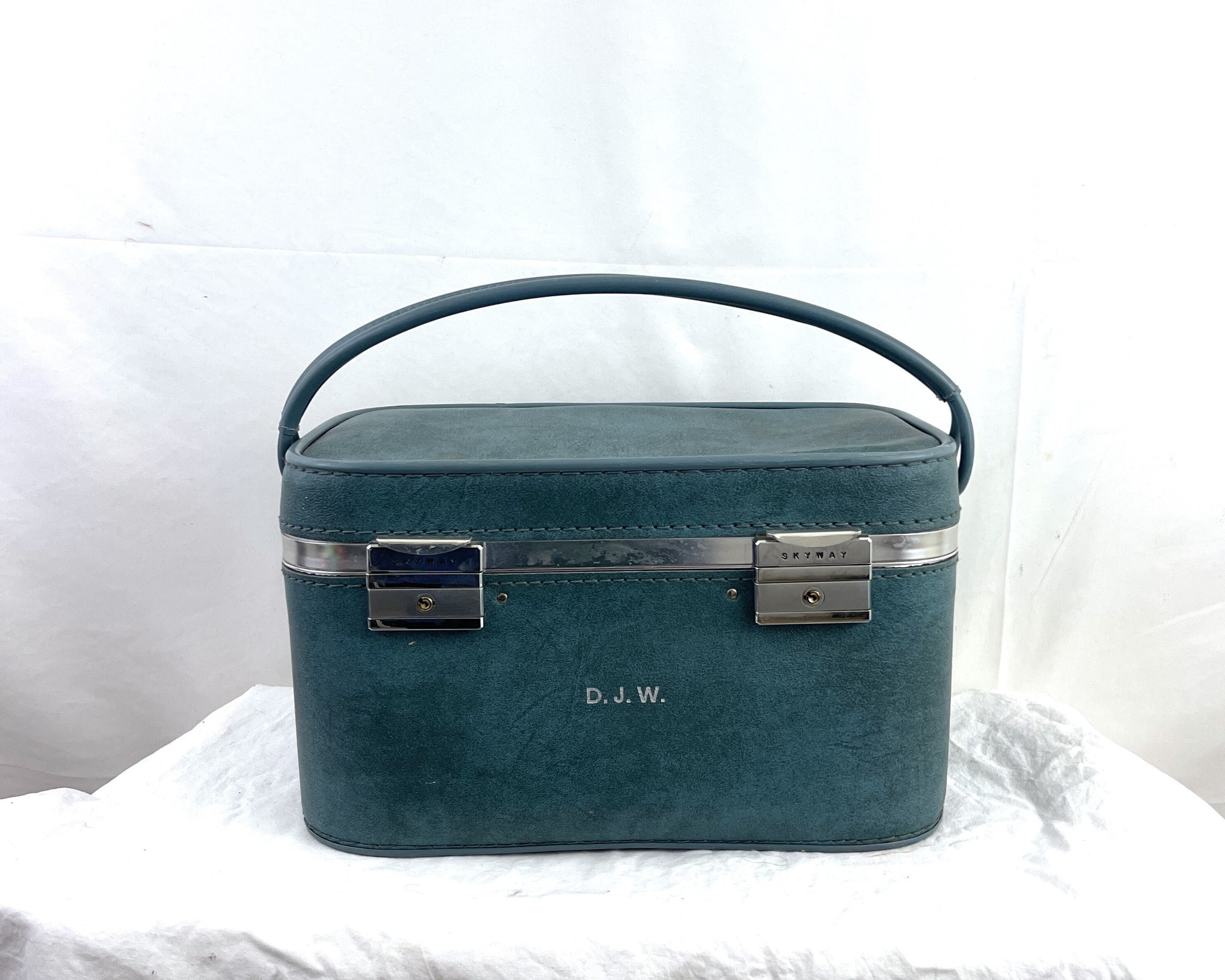 【1950s USA vintage】SKYWAYトレインケース メイクボックス 1950s USA vintage】SKYWAYトレインケース メイクボックス