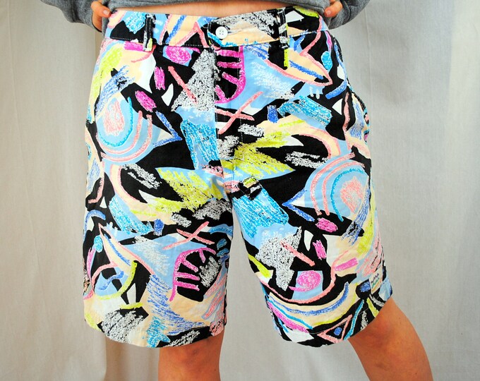 Vintage Ocean Pacific Radical Neon Board Shorts Etsy
