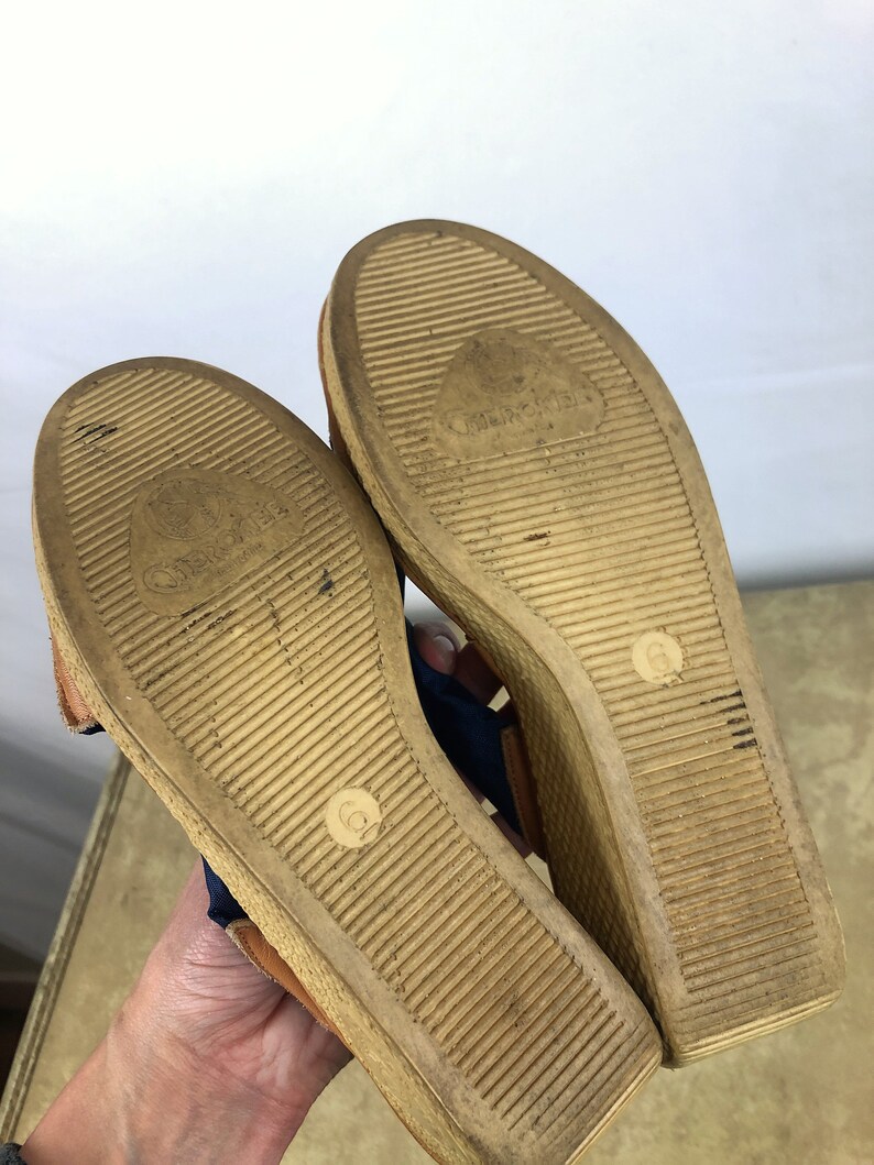 Vintage Cherokee of California 1970s 70s WOW Wedge Sandals Vintage Cherokee of California 1970s 70s WOW Wedge Sandals