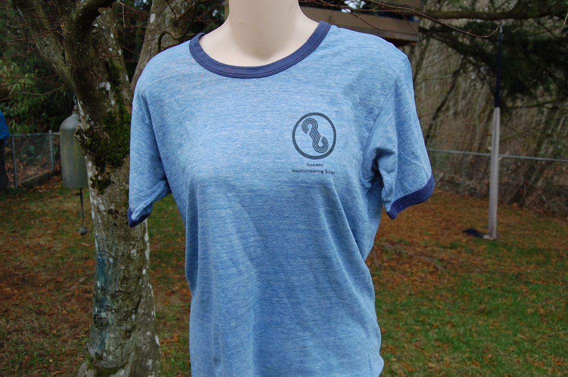 Yosemite Mountaineering School Threadbare Vintage Tshirt Etsy