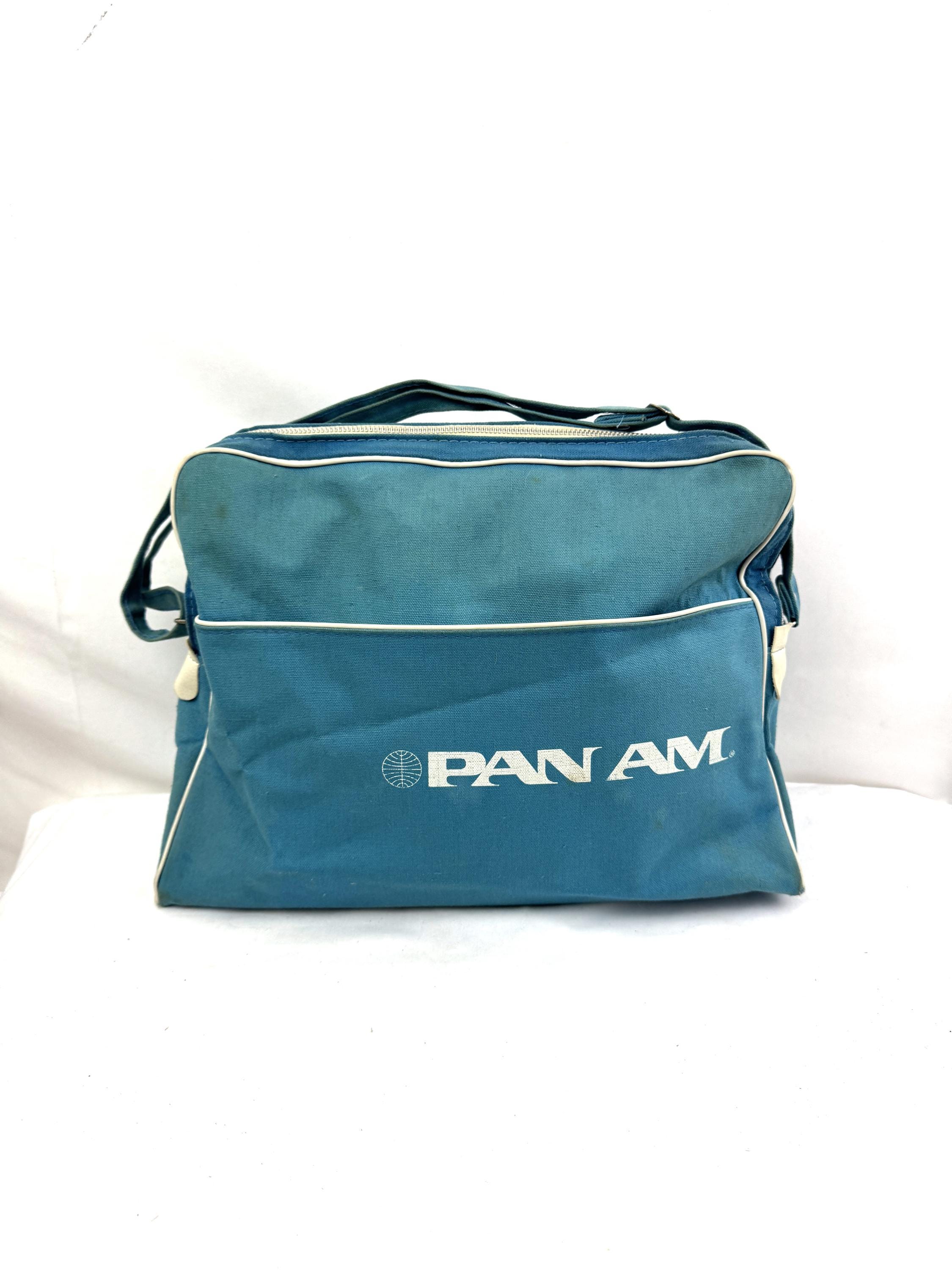 Vintage 50s 60s Pan Am Airlines Day Bag Tote Canvas Travel - Etsy