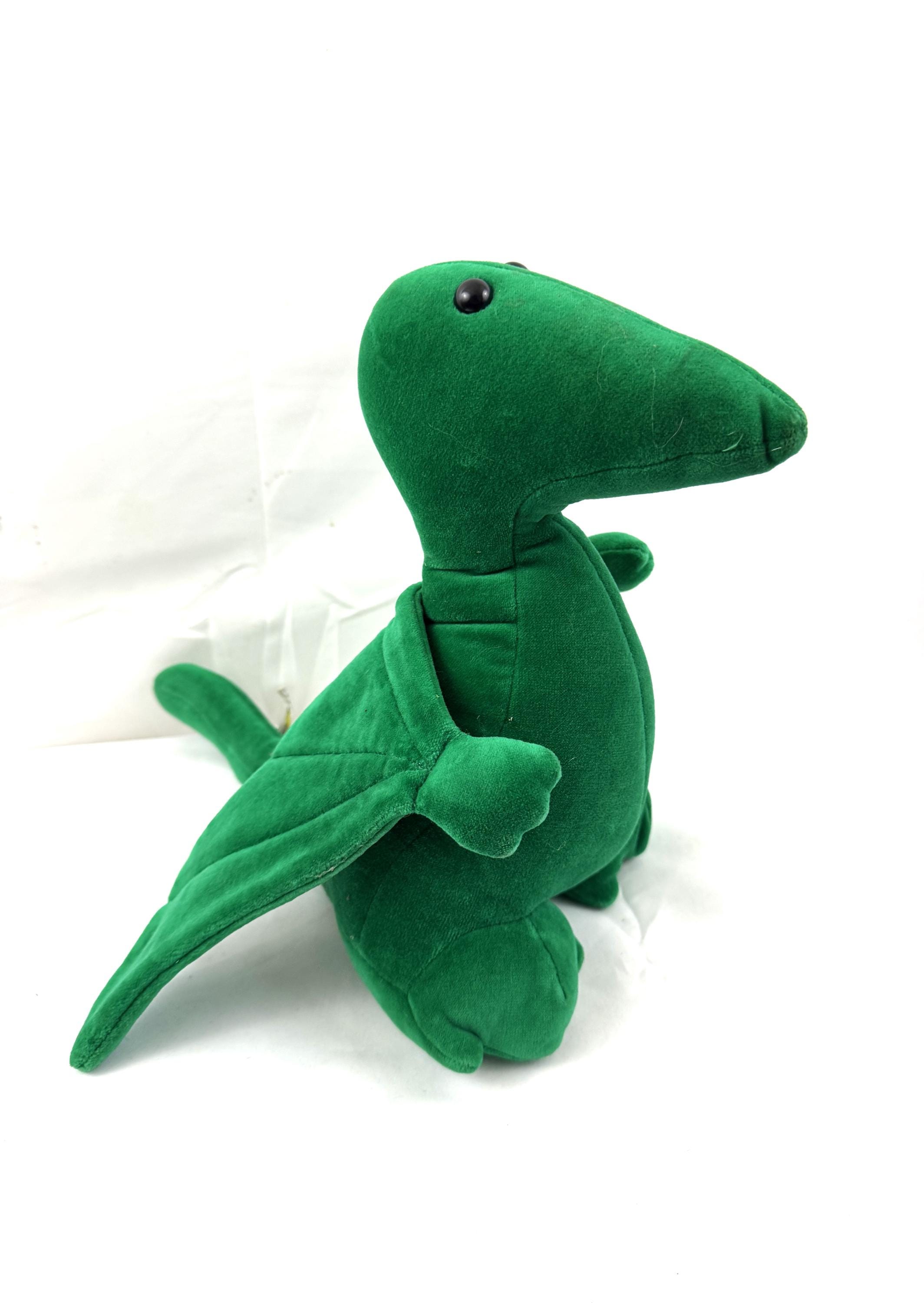 Vintage 90s Manhattan Toy Green Velour Pterodactyl Plush - Etsy