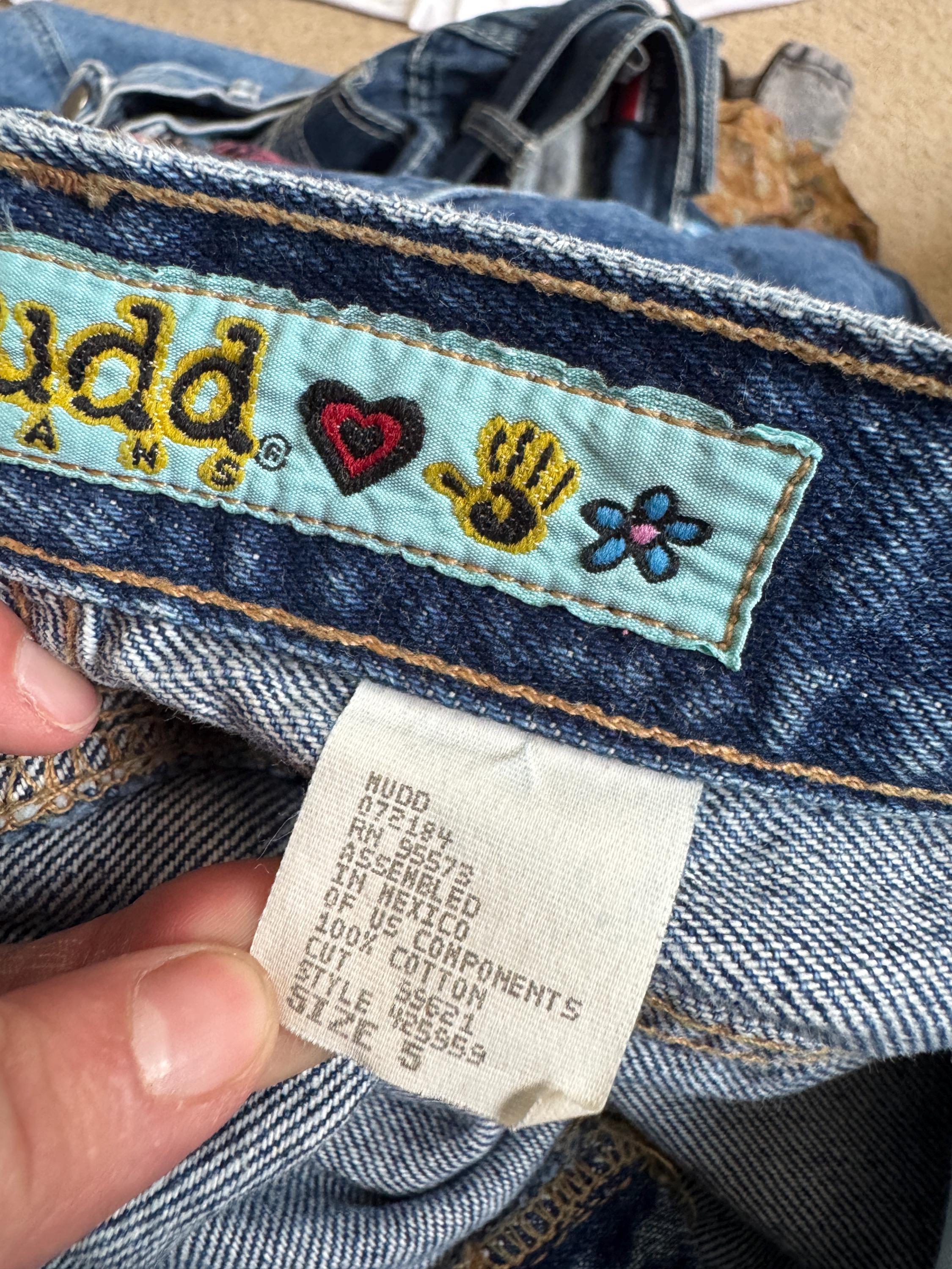 Vintage 90s 2000 Y2K Denim Flare XS Bootcut Jeans - by Mudd - Size