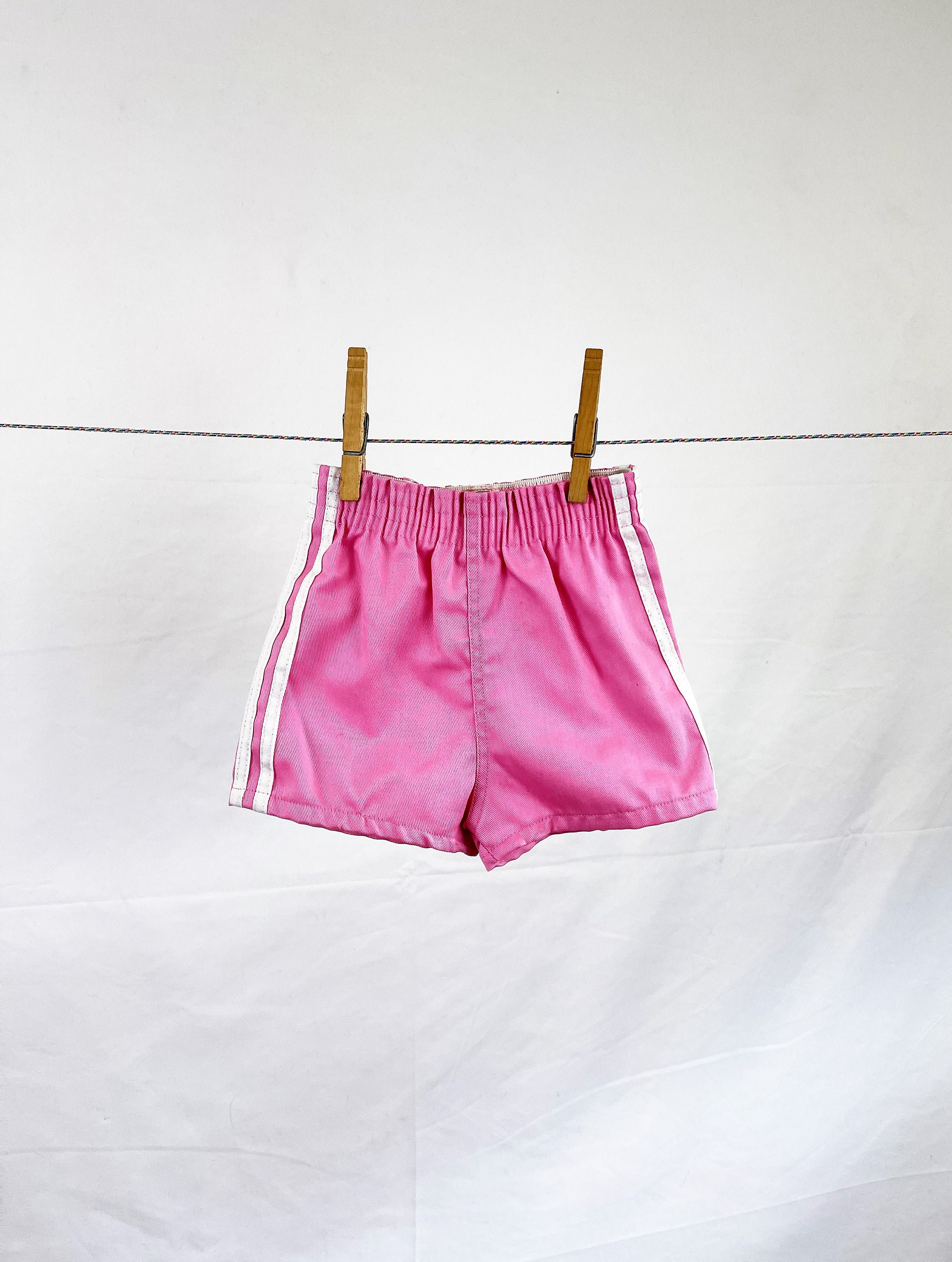 Solid & Striped Bikinislip Aus Baumwollmischung the Iris in Pink Damen Bekleidung Kurze Hosen Mini Shorts 
