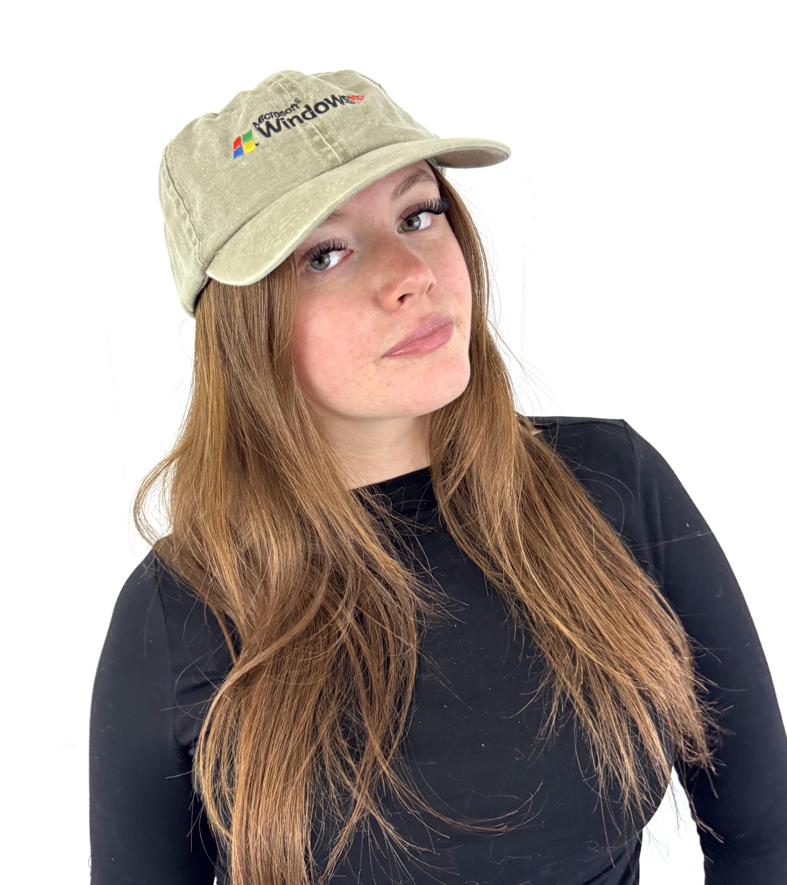 Vintage 1990s 90s Microsoft Windows XP Computer RARE Hat - Etsy