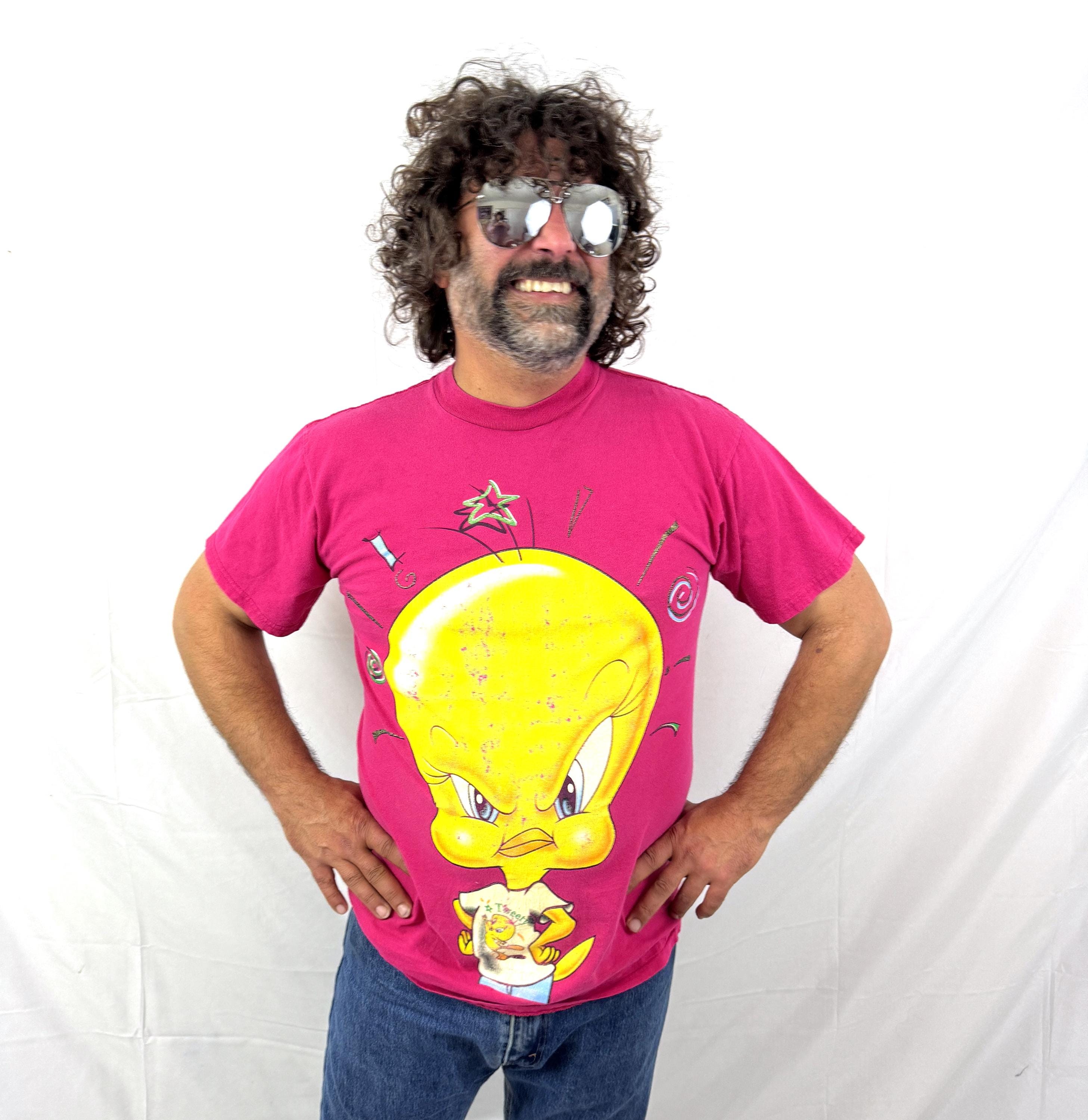 Vintage 1990s 90s Pink Tweety Looney Tunes Tee Shirt Tshirt - Etsy