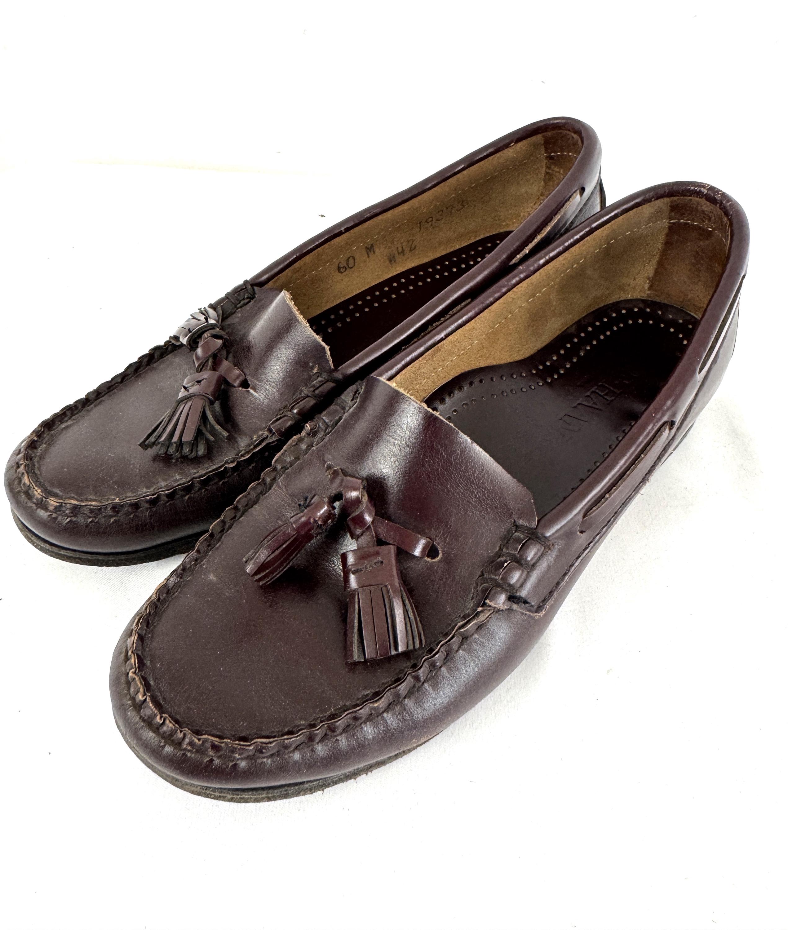Vintage Cole Haan Leather Tassel Loafers - Size 6 - Etsy
