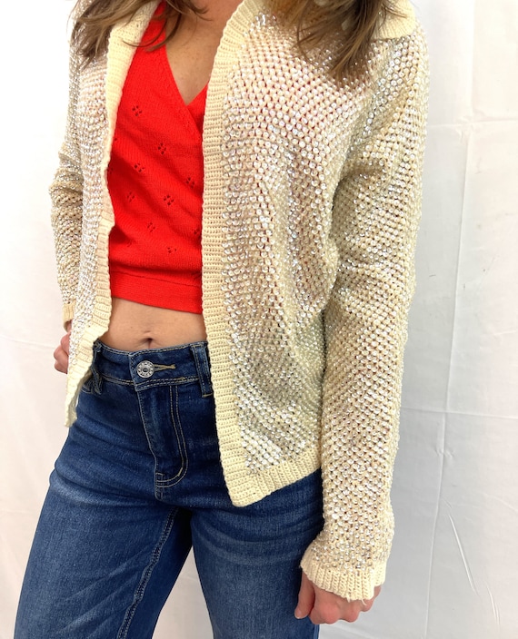 Vintage Sequin Cardigan
