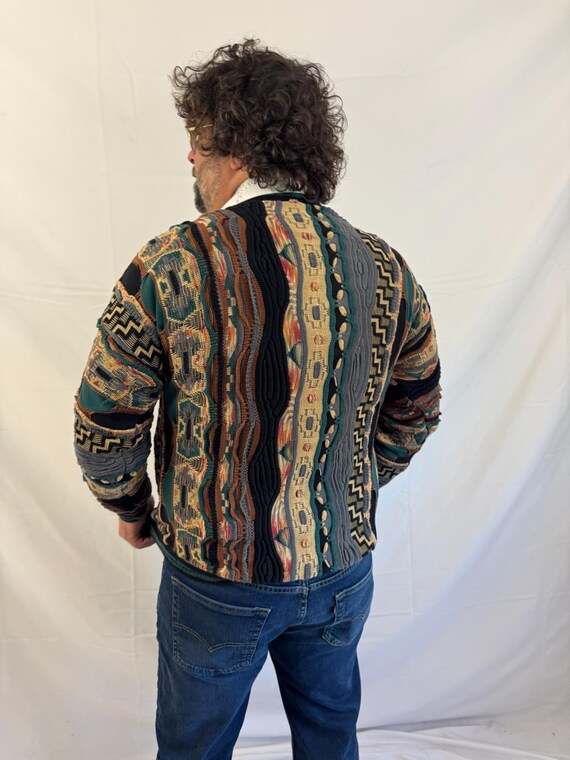 Vintage 1990s 90s COOGI Style Cotton 3D Sweater by Tu… - Gem