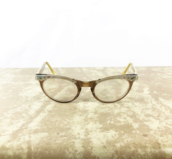 Vintage 60s American Optical Cat Eye Frames Glasse