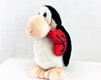 Giocattolo di peluche vintage anni '80 anni '80 Opus Washington Post Comics - Penguin Lust