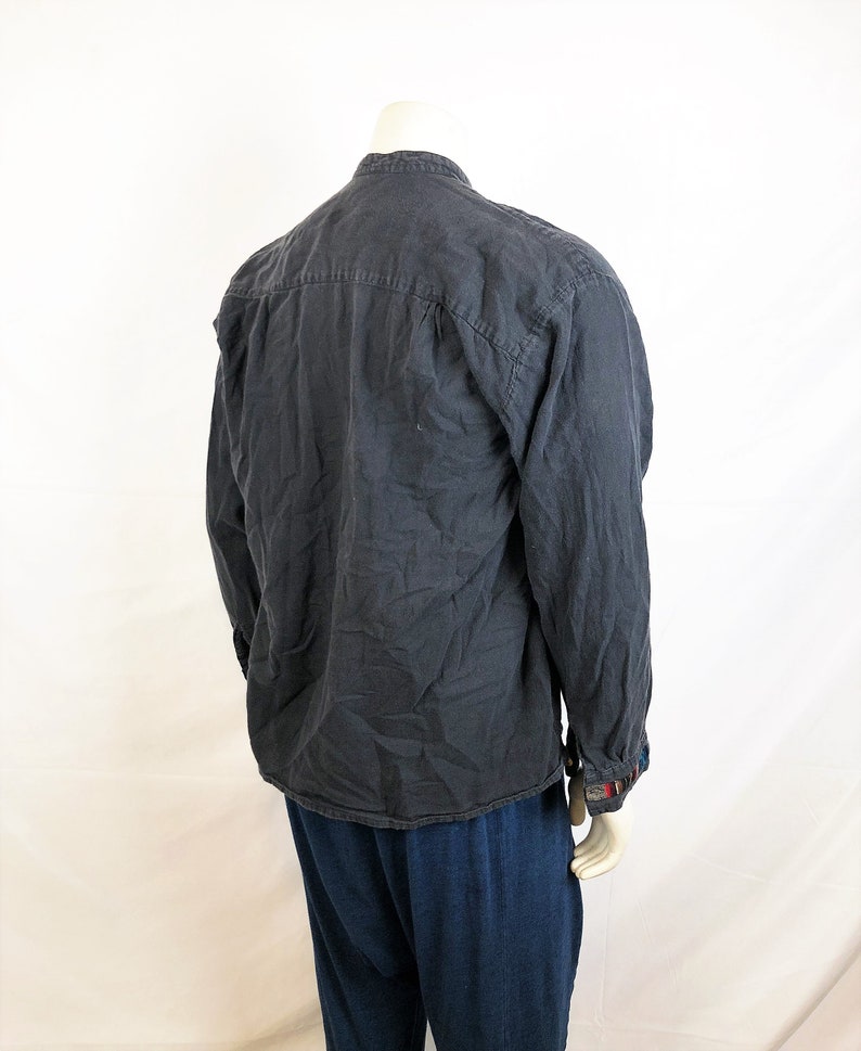 Vintage 80s 1980s 90s Ecuador Button Up Top Shirt