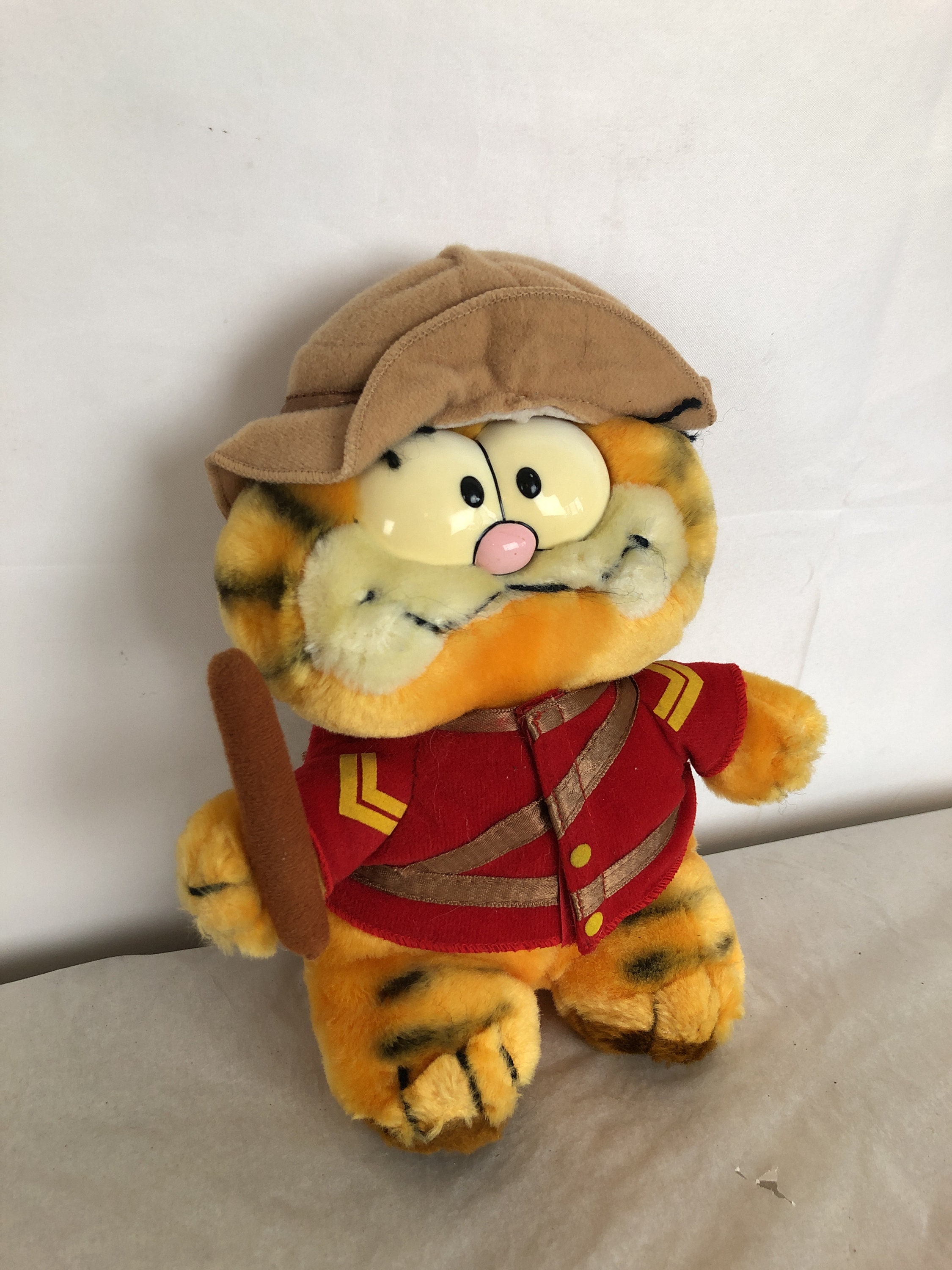 Vintage Garfield 1980s 80s Plush Stuffed Toy Candian Mounted | Etsy